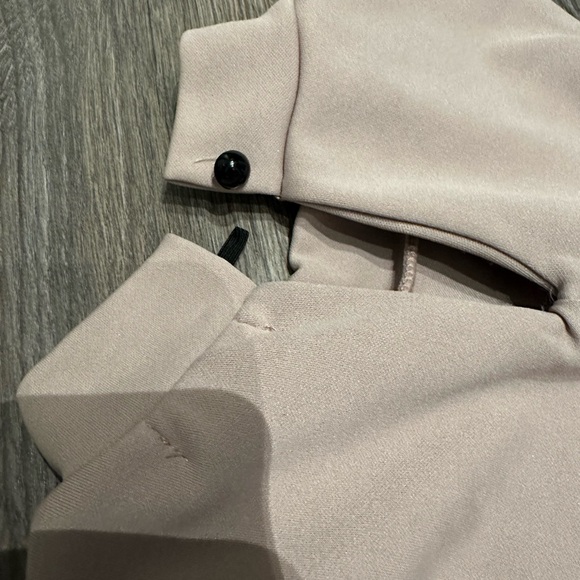 Light Tan bodycon high neck dress - Picture 8 of 9